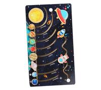 SOPOTUTU Wooden Solar System Planet Puzzle for Educational Cognition Space Learning Puzzle for Boys Developing Creativity and Logical Thinking Skills