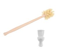 SOPOTUTU Wooden Toilet Cleaning Brush Bathroom Scrubber with Efficient High-Effective Scrubbing Action for Deep Toilet Cleaning and Bathtub Maintenance in Modern Compact Spaces
