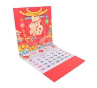 SOPOTUTU Year Horse Chinese Lunar Calendar Traditional Monthly Wall Planner with International Holidays Paper Calendar for Home Office Commercial Use