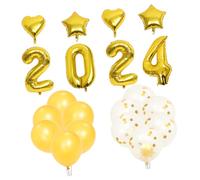 SOPOTUTU Year Party Balloon Decoration Gold Film Balloons for Wall Window Door Layout Non-leak Burst-resistant Party Props