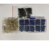 Sopplea 202 PCS 8 Kind of Size Black Plastic Safety Eyes for Doll,Puppet, Plush Animal Making and Teddy Bear