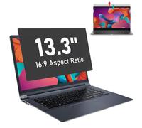 Soppy 13.3 inch Laptop Privacy Screen Filter for 16:9 Widescreen Display, Anti Glare Screen Protector, UV and Blue Light Filter