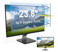 SOPPY 23.8 Inch 16:9 Blue Light Blocking Screen Protector, Compatible for Samsung Dell Acer HP ASUS Monitors(WxH: 528 x 297 mm) - Anti-UV Blue Light Blocking Film, Eye Protection Filter, 1 Pack