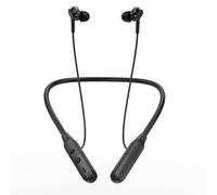 SOPPY Neckband Headphones Bluetooth 6.0 In-Ear Headphones with Mic Wireless Earphones, Sport Earbuds Wireless for Running, Lightweight Earphones Magnetic Headset with 30 Hours Playtime - Black