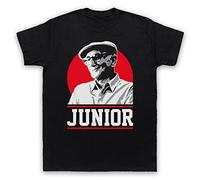 Sopra Junior Corrado Soprano Tribute Mafia Gangster TV Mens T-Shirt, Black, Large