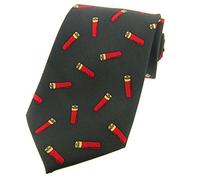 Soprano Dark Green Shotgun Cartridges Country Silk Tie