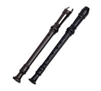 soprano recorder 1 Pcs Flute Plastic Recorder Eight-Hole German-Style High-Pitched White Recorders(Gold)