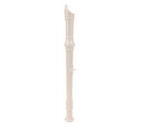 Soprano Recorder 8 Hole Detachable Recorder Flute Musical Instrument with Cleaning Rod for Beginners (White)