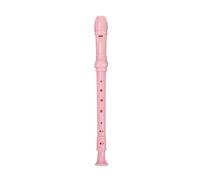 soprano recorder 8 Holes ABS Clarinet Colorful Long Flute Instrument Musical Soprano Recorder(Pink)