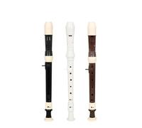 soprano recorder 8 Holes Harp Flute Detachable Musical instruments Orff With Cleaning Rod(Coffee color)