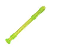 Soprano Recorder ABS Material Detachable Design Beginner Instrument Recorder(Green)