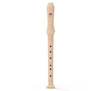 Soprano Recorder Flauta Recorder Silicone Fingering German Musical Recorder 8 Holes Set in C with Bag Flute Wiper for Recorder Children (Beige)
