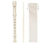 Soprano Recorder for Kids Beginner, German Fingering System, 8-Hole Descant Recorder Music Flute with Fingering Chart Cleaning Rod and Carry Bag
