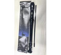 Soprano Recorder Instrument for Kids, German Fingering 8 Hole Beginner Music Recorder Flute with Cleaning Rod, Leather Packaging & Fingering Chart, Ideal for School Lessons & Home Practice (Black)