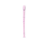 soprano recorder Plastic Instrument Musical Soprano Recorder Long Flute 8 Holes(Pink)