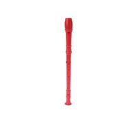 soprano recorder Plastic Instrument Musical Soprano Recorder Long Flute 8 Holes(Red)
