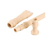 soprano recorder Professional Eight Hole Treble Flute 8-Hole Soprano Recorder Clarinet Black Sound Easy Adjustable(8hole Black)