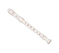 soprano recorder Treble Flute Instrument Toys Professional Recorder 8 Hole Soprano(White)