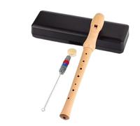 Soprano Recorder Wooden Recorder Learning 8 Hole High Pitched Flute Portable School Professional Instrument(Type 1)