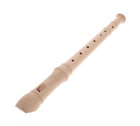 Soprano Recorder Wooden Recorder Musical Instrument Khaki 8-Hole Lightweight Flute Music Lessons