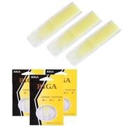 Soprano Sax Reeds 3-Pack Resin Based Strength 1.5 2.0 2.5 Designed for Consistent Reed-to-Mouthpiece Interface and Tone (Strength 2.0)