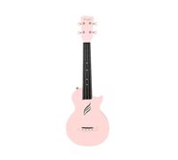 Soprano Ukulele 23 Inch For Beginners, Four Strings Hawaiian Guitar with Gig Bag Spare Strings Tuner and Picks for Adults Teenagers(Pink)