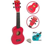 Soprano Ukulele by Mad About - Red