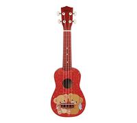 Soprano Ukulele for Beginners, 21 Inch Wood 4-String Guitar, Easy Learning Instrument for Music Education and Home