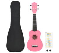 Soprano Ukulele Set with Bag for Kids Baby Starter Musical Instrument vidaXL