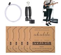Soprano Ukulele Strings | 5 Sets Nylon Long-Lasting Strings | Baritone Ukulele Accessories | for Guitarist Practice Luthier Music Travel School Outdoor Holiday Party