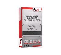 Sopro Pointing Mortar 5Kg - Grout - For Stone, Brick Slips And Tiles - Graphite