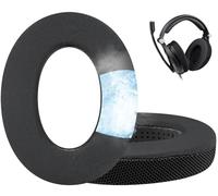 SOPROM Ear Pads Replacement Kit for Sennheiser HD599/HD598/SE/CS/SR/HD595/HD569/HD560S/Game Zero/G4ME Zero, Earpads Cushions for PC37X/PC38X/PC350/PXC350/PXE350/PC360/HD380/HD380-Pro(Black)