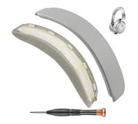 SOPROM Headband Kit Replacement for Bose QC35 & QuietComfort 35 II (QC35 ii) Headphones, Easy DIY Installation(Silver)