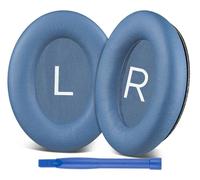 SOPROM Replacement Earpads for Bose QuietComfort 45 (QC45)/QuietComfort SE (QC SE)/Quiet Comfort Wireless Over-Ear Headphones, Ear Pads Cushions with Gentler Protein Leather - Blue Dusk