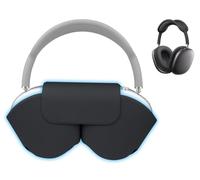 SOPROM Smart Case for AirPods Max, Portable Protective Magnetic PU Leather Cover with Low Power Mode Support-Space Gray