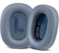 SOPROM Upgraded Ear Pads Replacement for Airpods Max Over-Ear Headphones, Earpads Cushions with Durable Mesh Fabric, Softer Foam, Noise Isolation and Sweatproof - Sky Blue