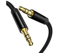 SOPSTUO Aux Cable, 3.5mm to 3.5mm Audio Cable, Nylon Braided Aux Lead for Car, Headphone, Smartphone, Tablet, Home Stereos, Laptop and More - 3.3ft/1M
