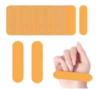 SOPSTUO Nail Files 180/240 Grit - 100Pcs Professional Double Emery Boards for Acrylic and Gel Nails, Mini Natural