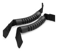 Soptrise 2 Car Seat Headrest Handles for Toyota GR Gazoo Racing Sport | Durable Oxford Webbing & Non-Slip Moulded Rubber Handle for Maximum Passenger Stability On Bumpy Roads