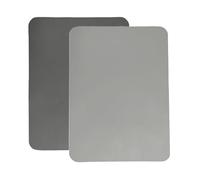 SOQKEEN 2 Pack Kitchen Super Absorbent Draining Mats - 16''x12'' Non Slip Dish Drying Mat for Kitchen Counter, Coffee Machine, Worktop (Dark & Light Grey)