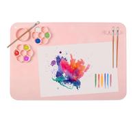 SOQKEEN Silicone Craft Mat, 24"×16" Reusable Craft Sheet for Painting, Watercolour, Clay & DIY Projects