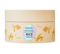 SOQU Moisturizing and Brightening Rice Cream - Deep Hydration, Brightens and Evens Skin Tone - 70g / 2.48oz - Made in Korea