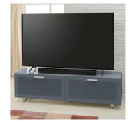 SOR-1600-GRY Sorento 1600mm Glass Top AV Stand - Grey