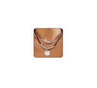 Sora Tuki Cowgirl Necklace Western Necklaces for Women Cowboy Necklace Country Necklace Cowgirl Jewelry for Women Western Choker Necklaces Boho Necklace for Women Turquoise Bead Leather Necklace