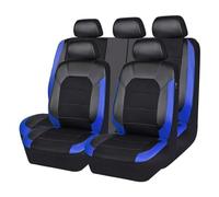 SORAD 9 pcs Leather Car Seat Covers for KIA Ceed/Cee'd Hatchback/SW Edition II (JD) 2012-2016 2017 2018, 9 pcs Car Seat Covers Faux Leather Full Set Full Surround Waterproof NonSlip,Blue