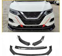 SORAD Front Bumper Lip for Nissan Qashqai 2017-2020, Diffuser Protection Spoiler Durable Car Front Spoiler Anti-scratch Splitter Spoiler,B