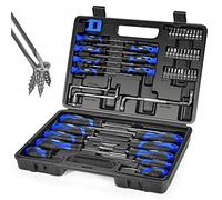 SORAKO 51-Piece Screwdriver Set, Multi-Purpose Magnetic Screwdriver Set with Case, Precision Screwdrivers tool Kit for Home Repair/Improvement/Craft/Men Gift