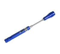 Sorand Flexible Flashlight, Multi-function 3 LED Flash, Mini Magnetic Head Rotatable Torch Flexible Neck Pick up Tool, Extendable Flashlight(Blue)