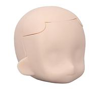Sorandy 1/12 Blank Doll Head, Ball Jointed Removable Doll Head for DIY Makeup, Small Lightweight Portable for Replacement (Milky White)