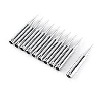 Sorandy 10Pcs Lead-Free Soldering Iron Tips Long-Lasting Performance for 936 937 938 Rework Stations Applicable to Small to Large Surfaces